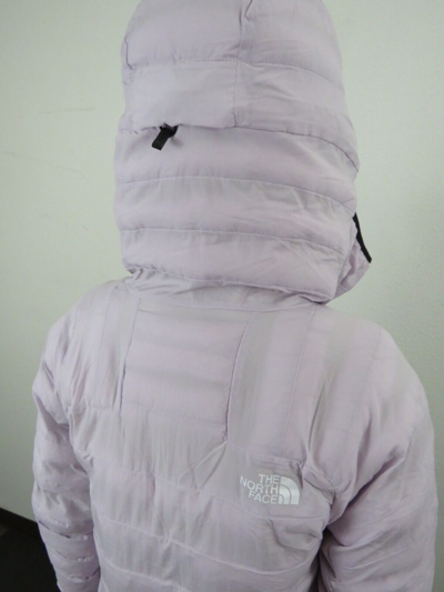 Pre-owned The North Face Womens  Summit Breithorn 50/50 Down Hoodie Insulated Jacket - Fog In Purple