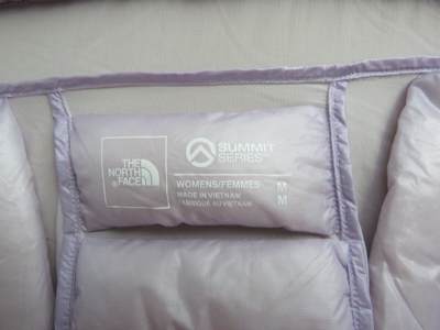 Pre-owned The North Face Womens  Summit Breithorn 50/50 Down Hoodie Insulated Jacket - Fog In Purple