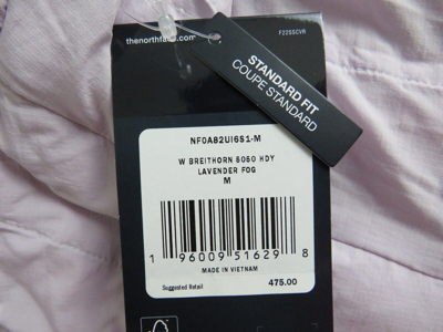 Pre-owned The North Face Womens  Summit Breithorn 50/50 Down Hoodie Insulated Jacket - Fog In Purple