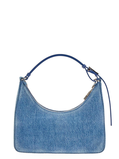 Shop Givenchy Small Moon Cut Out Bag In Blue