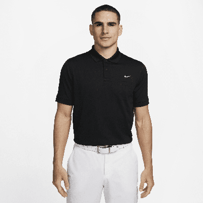 Shop Nike Men's Dri-fit Unscripted Golf Polo In Black
