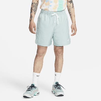 Shop Nike Men's  Sportswear Sport Essentials Woven Lined Flow Shorts In Green