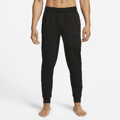 Shop Nike Men's  Yoga Dri-fit Jogger Pants In Black