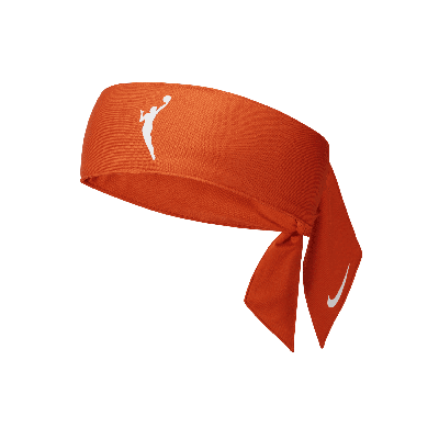 Shop Nike Wnba  Unisex Dri-fit Head Tie In Orange