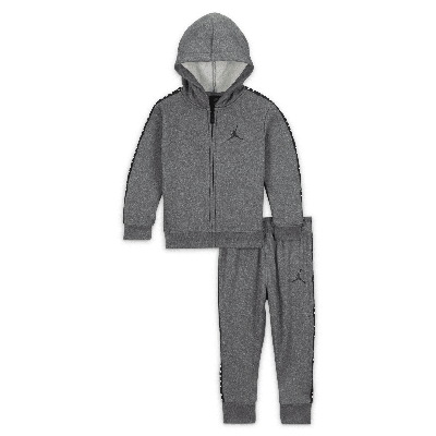 Shop Jordan Air  Therma Taping Set Baby 2-piece Hoodie Set In Grey