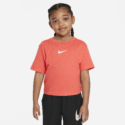 Nike Femme Sport Tee Little Kids T-shirt In Red | ModeSens
