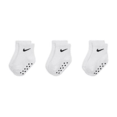 Shop Nike Toddler Ankle Socks (3 Pairs) In White