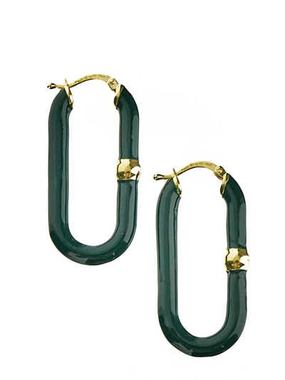 Shop Bottega Veneta Chain Earrings
