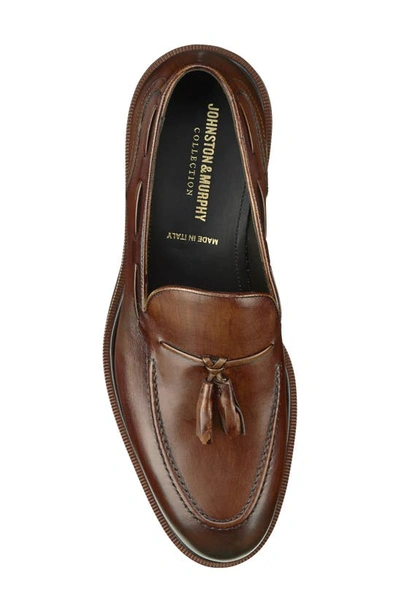 Johnston & Murphy - ELLSWORTH CAP TOE - Brown Italian Calfskin