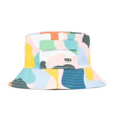 Shop Roka Hatfield Bucket Hat One Size In Sustainable Water Resistant Cotton Mellow Camo