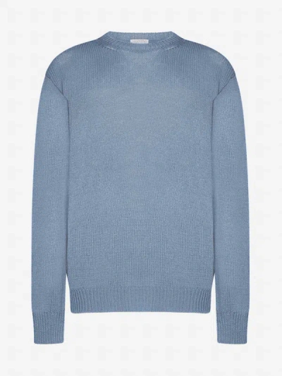 Shop Valentino Cashmere Sweater In Stone