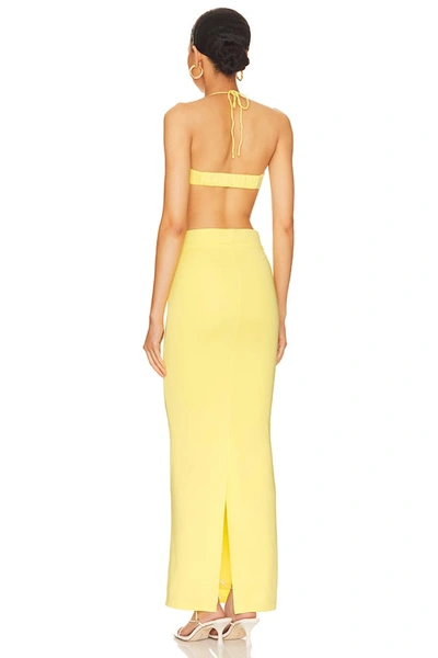 Shop Superdown Raquel Skirt Set In Yellow