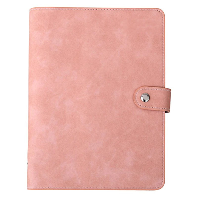 Shop Multitasky Vegan Leather Organizational Notebook A5 With Sticky Note Ruler In Pink