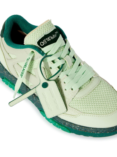 Shop Off-white Slim Out Of Office Sneakers In Green
