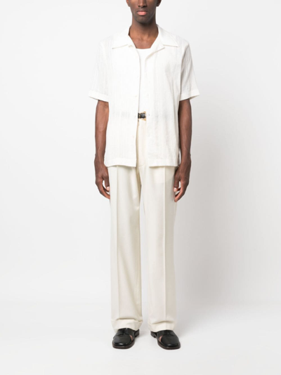 Séfr Sefr Suneham Crêpe Shirt In White