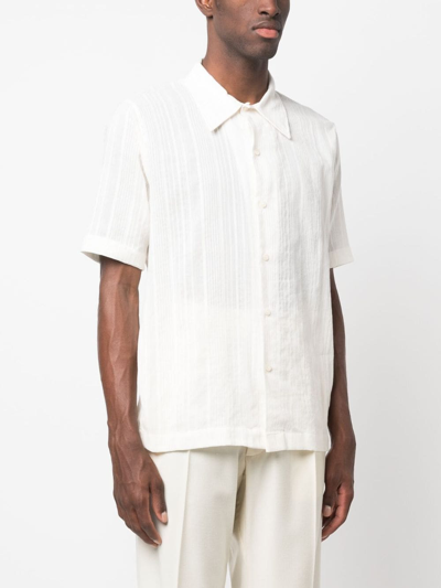 Séfr Sefr Suneham Crêpe Shirt In White