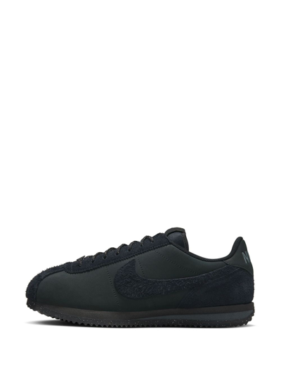 Shop Nike Cortez 23 "triple Black" Sneakers