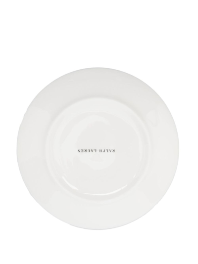 Shop Ralph Lauren White Ralph's Canapé Plate Set