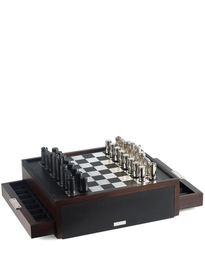 Shop Ralph Lauren Black Sutton 5-in-1 Game Set In Multicolour