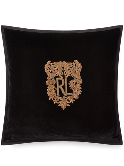 Shop Ralph Lauren Black Glenshire Throw Cushion