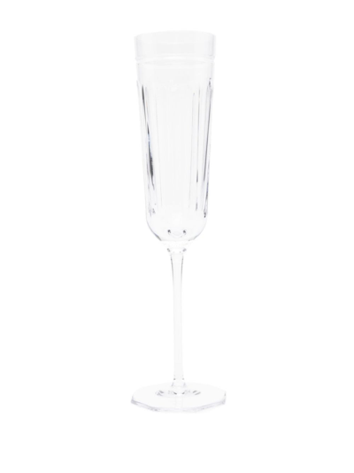 Shop Ralph Lauren Clear Coraline 2 Piece Champagne Flutes In White