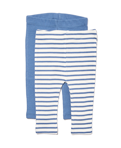 Shop Cotton On Baby Boy Or Baby Girls Essentials Skinny Leggings, Pack Of 2 In Petty Blue