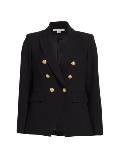 Shop Veronica Beard Women's Miller Dickey Jacket In Black Gold