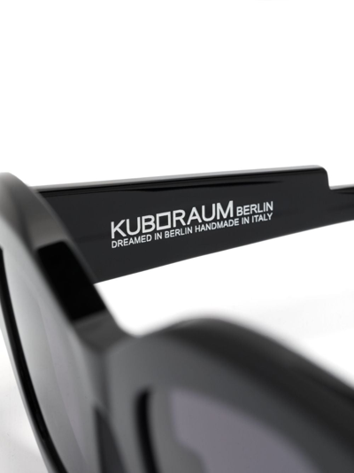 Shop Kuboraum B5 Cat-eye Sunglasses In Black