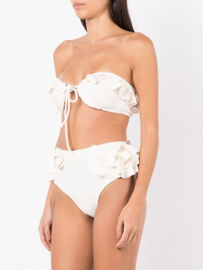Shop Clube Bossa Bandara Bikini Top In White