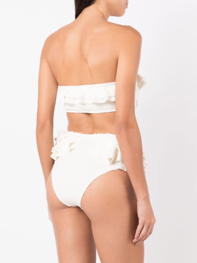 Shop Clube Bossa Bandara Bikini Top In White