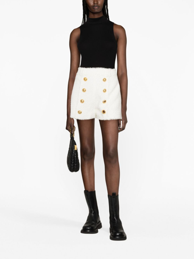 Balmain Bf1pa313xf910fa Blanc In White