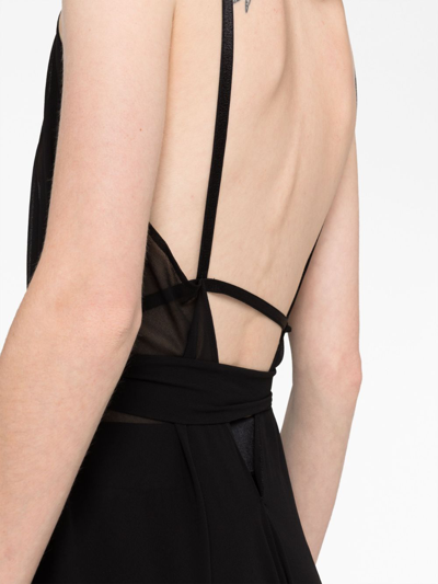 Alchemy V-neck Maxi Dress In Black