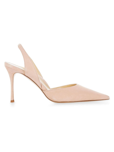 Shop Marion Parke Women's Eleanor 85 Slingbacks In Powder