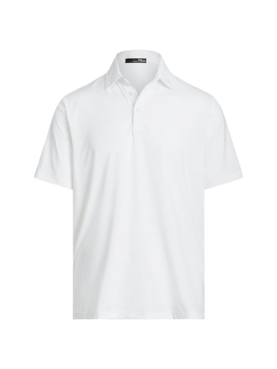 Shop Polo Ralph Lauren Men's Woven Polo Shirt In White