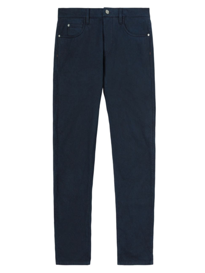 Shop Loro Piana Men's Quarona 5-pocket New York Dyed Jeans In Navy Blue