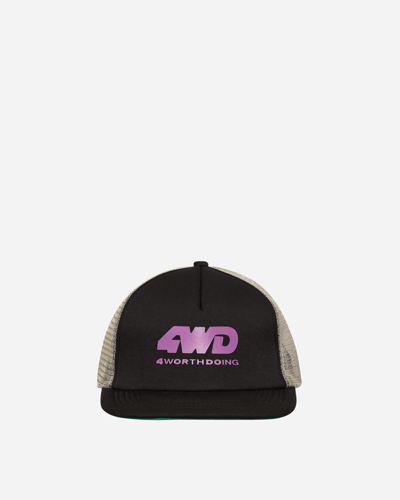 Shop 4 Worth Doing Off Road Trucker Hat In Black