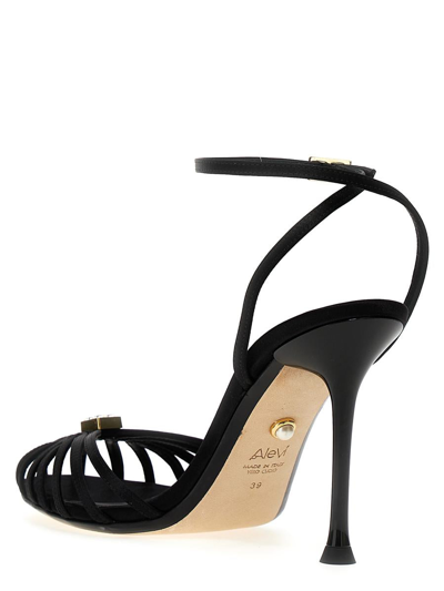 Shop Alevì 'kida' Sandals In Black