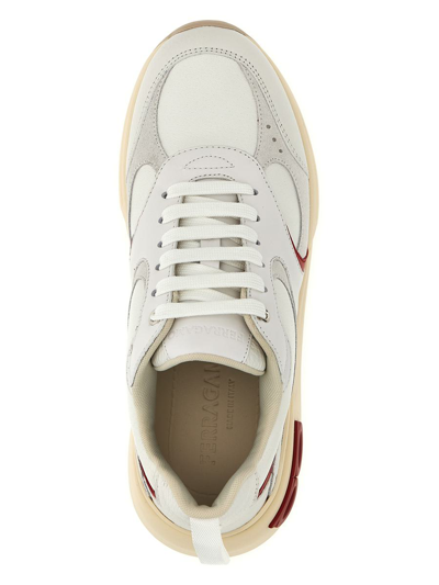 Shop Ferragamo 'cosmina' Sneakers In White