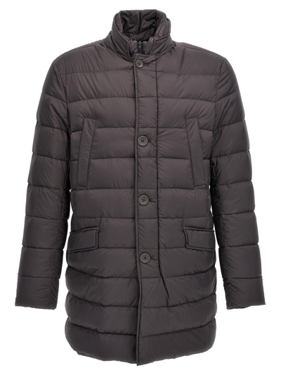 Shop Herno 'il Cappotto' Puffer Jacket In Gray