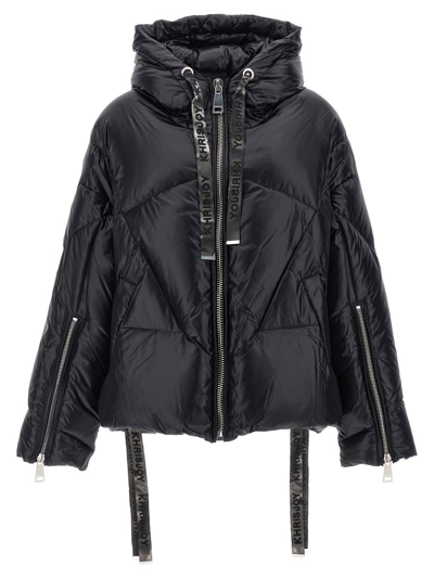 Shop Khrisjoy 'chris Iconic Shiny' Down Jacket In Black