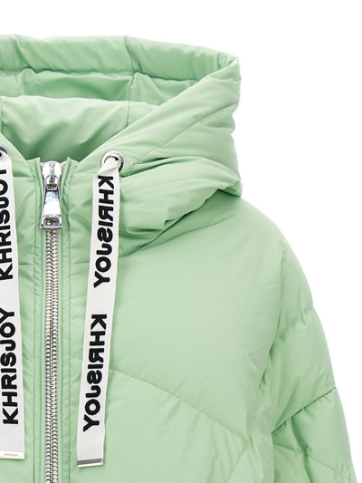 Shop Khrisjoy 'chris Iconic' Down Jacket In Green