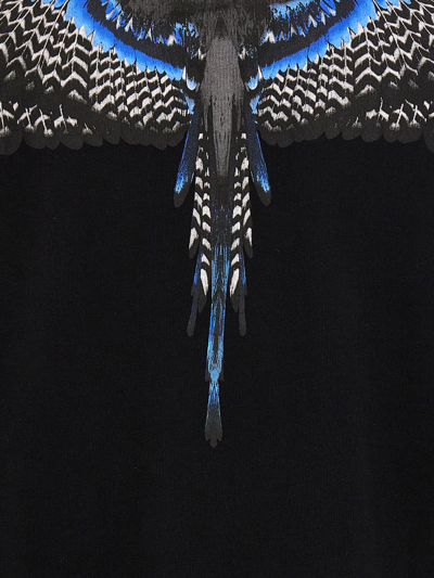 Shop Marcelo Burlon County Of Milan 'wings' Hoodie In Black