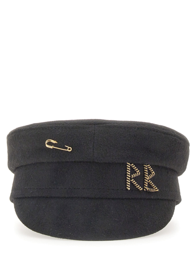 Shop Ruslan Baginskiy Baker Boy Hat In Nero
