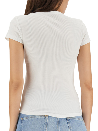 Shop Isabel Marant Cotton T-shirt In Bianco