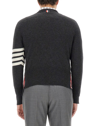 Shop Thom Browne Cashmere Sweater In Grigio