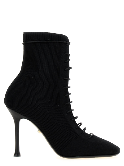 Shop Alevì Love Ankle Boots In Black