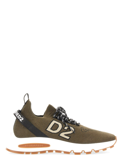 Shop Dsquared2 Sneaker Run Ds2 In Militare