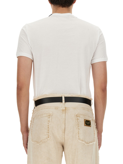 Shop Dolce & Gabbana Cotton T-shirt In Bianco