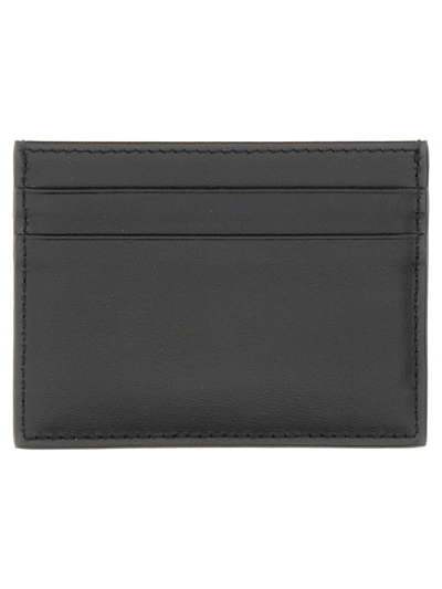 Shop Dolce & Gabbana Leather Card Holder In Nero