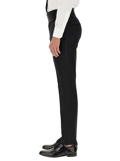 Shop Dolce & Gabbana Tailored Pants In Nero